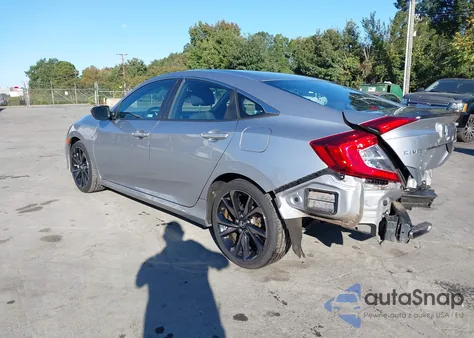 2019 Honda Civic Sport из США, поврежденный, VIN 2HGFC2F81KH514045